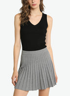 Women's Elegant Pleated High-waist Mini Skirt