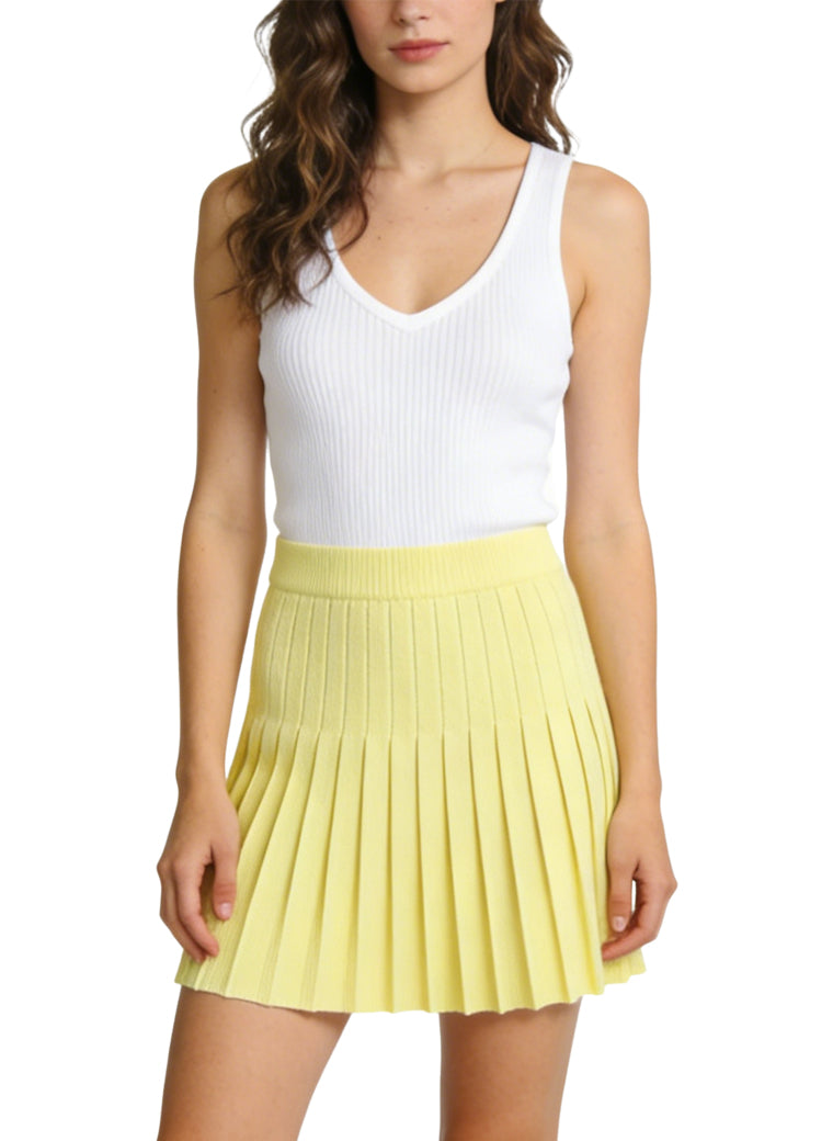 Women's Stylish High-waist A-line Mini Skirt