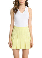 Women's Pleated High-waist A-line Mini Skirt