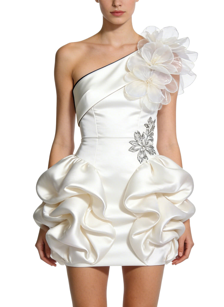 Elegant One-Shoulder Luxury Party Evening Dress