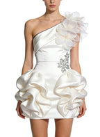 Elegant One-Shoulder Luxury Party Evening Dress