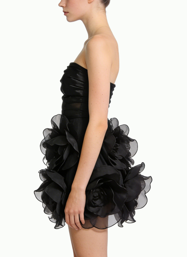 Romantic Strapless Mini-Dress Sexy Party Dress