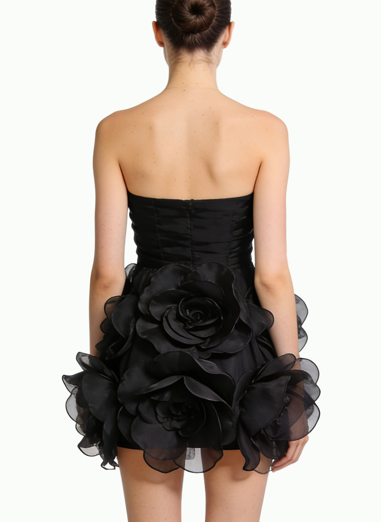 Romantic Strapless Mini-Dress Sexy Party Dress