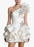 Exquisite Tulip Mini-Dress Elegant Party Dress