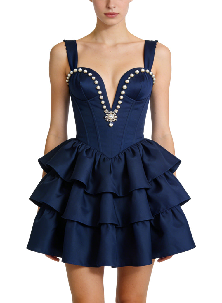 Sexy Deep V-Neck Party Dress