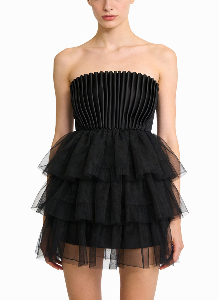 Strapless Mini Dress for Women's Dates