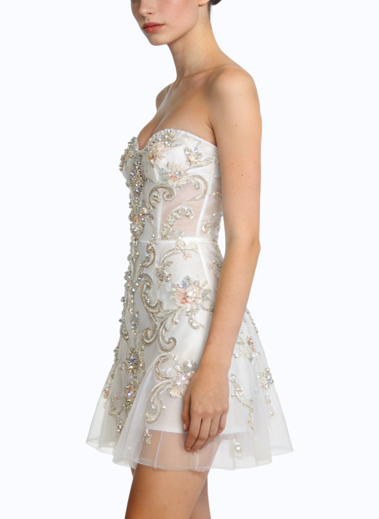 Luxury Strapless Sexy Evening Gowns