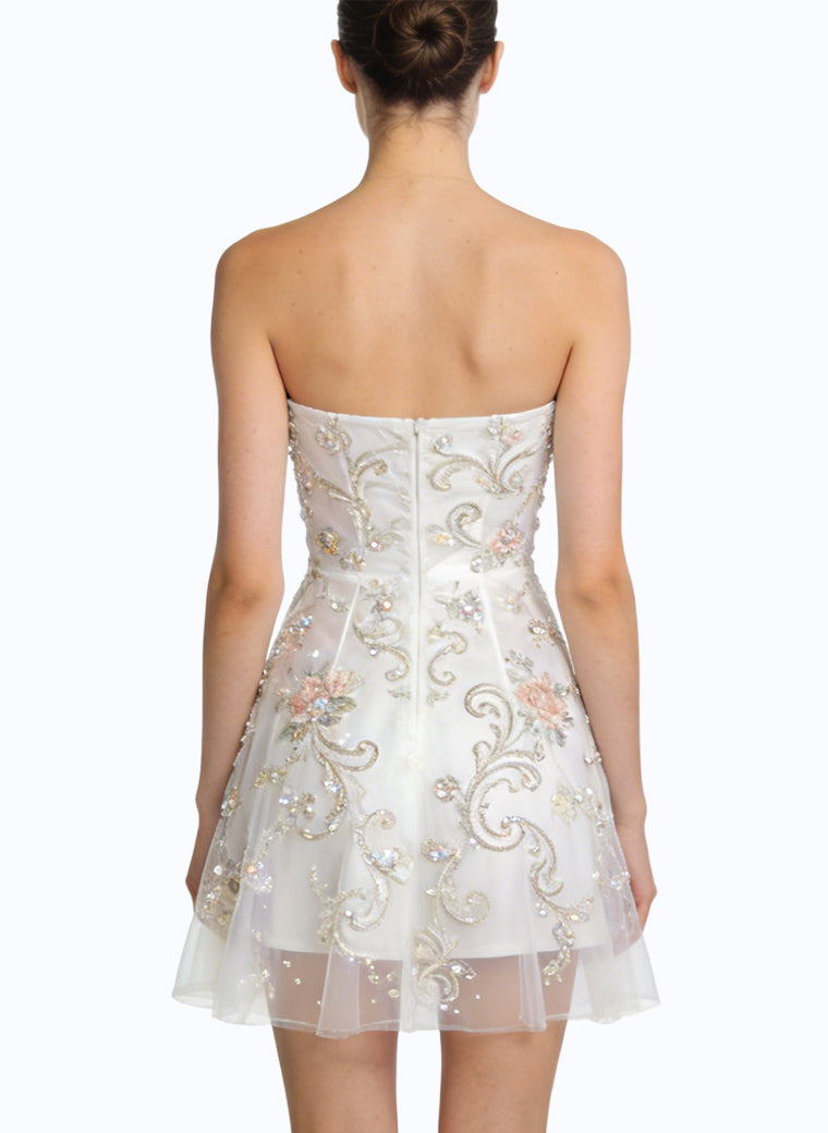 Luxury Strapless Sexy Evening Gowns