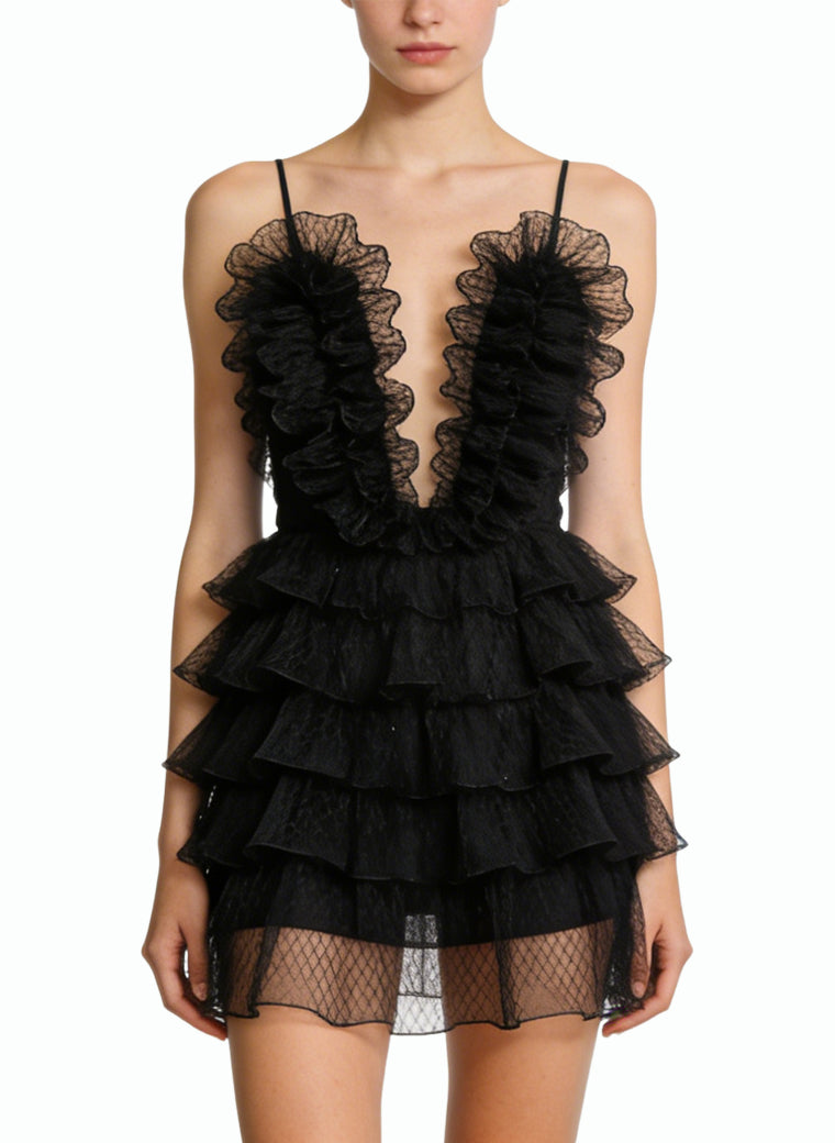 Deep V Thin Straps for Women's Party Dresses