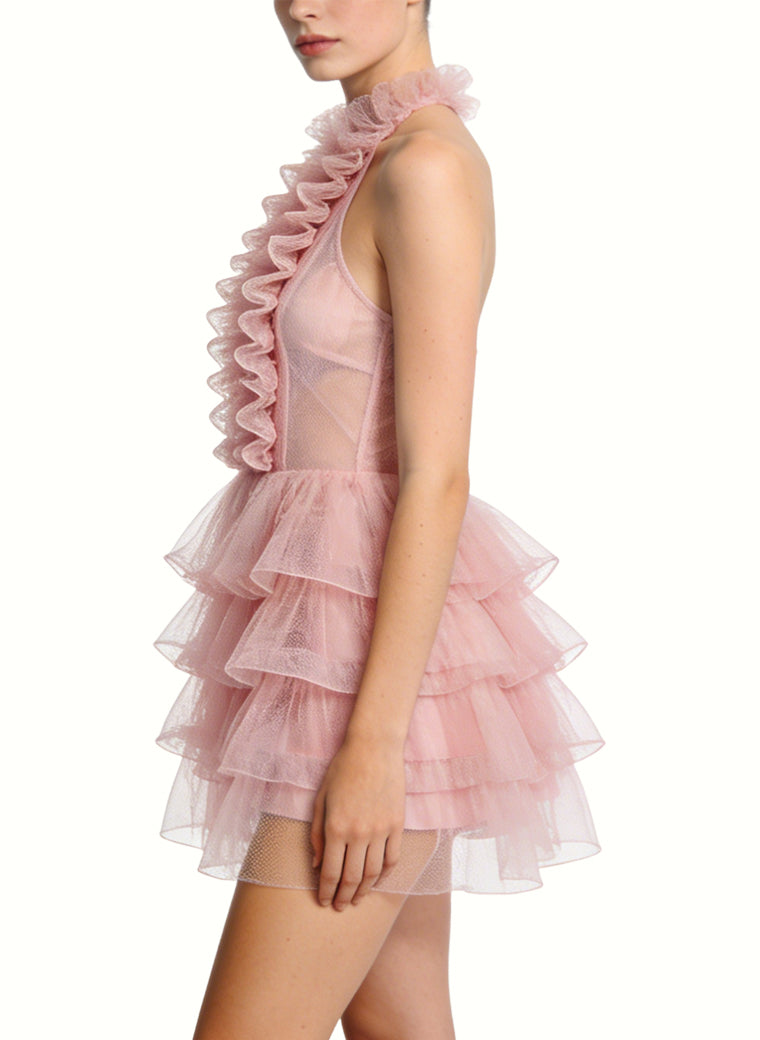 Gentle Halter Neck Sweet Party Dresses