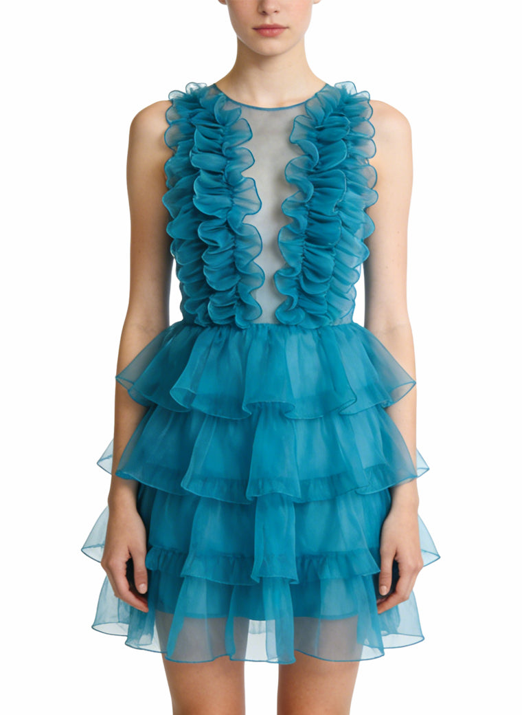 Fresh Sleeveless Gentle Style Party Dress