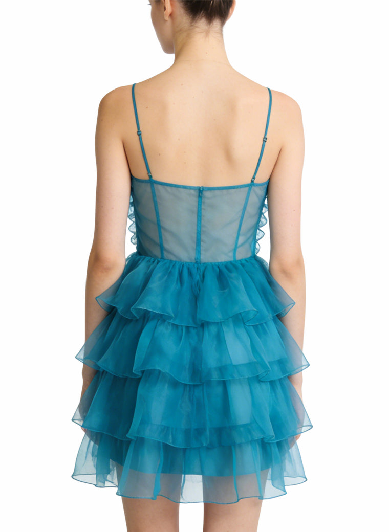 Fresh Sleeveless Gentle Style Party Dress