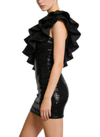 Luxury and Sophisticated One-Shoulder Party Dress