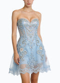 Strapless A-Line Mini Party Dress