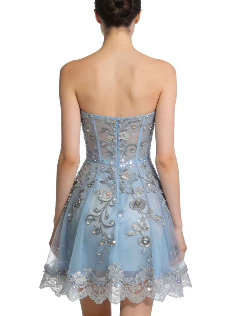 Gorgeous Strapless A-Line Mini Dress