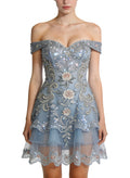 Fashion Off-Shoulder Banquet Evening Dress