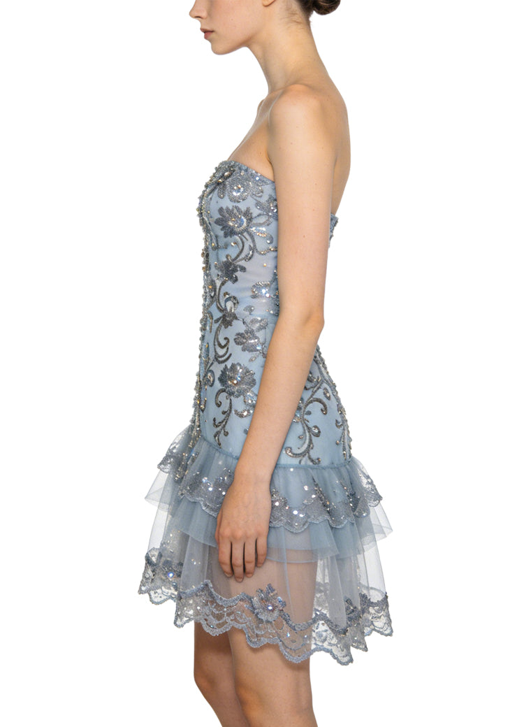 Strapless Mini Women's Party Dress