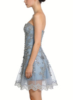 Sexy Strapless A-Line Mini Party Dress