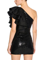 Mini-Skirt Fitted Waist Party Evening Dress