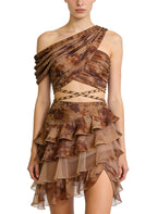 Retro and Unique Mini-Skirt Party Dress