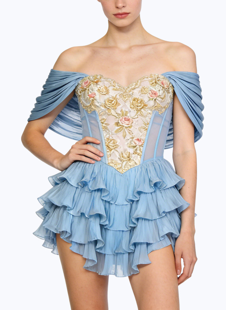 Romantic Off-Shoulder Party Date Dress