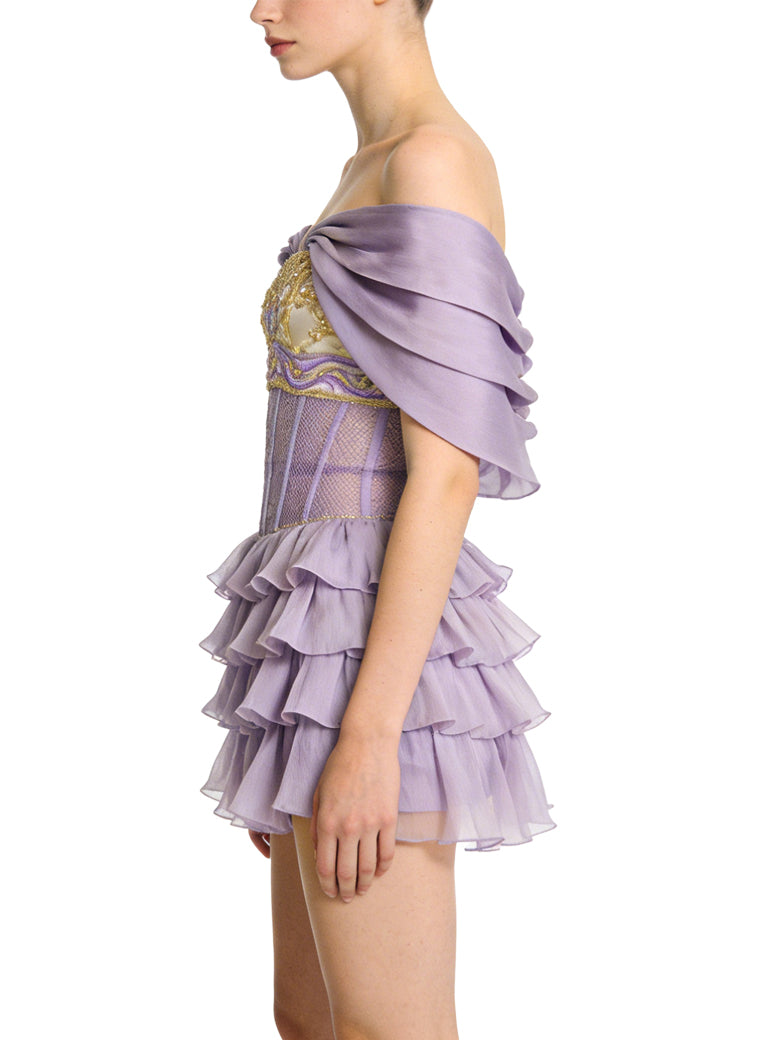 Off-Shoulder Women's Banquet Evening Dress