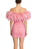 Hip-Wrapped Mini Women's Party Dress