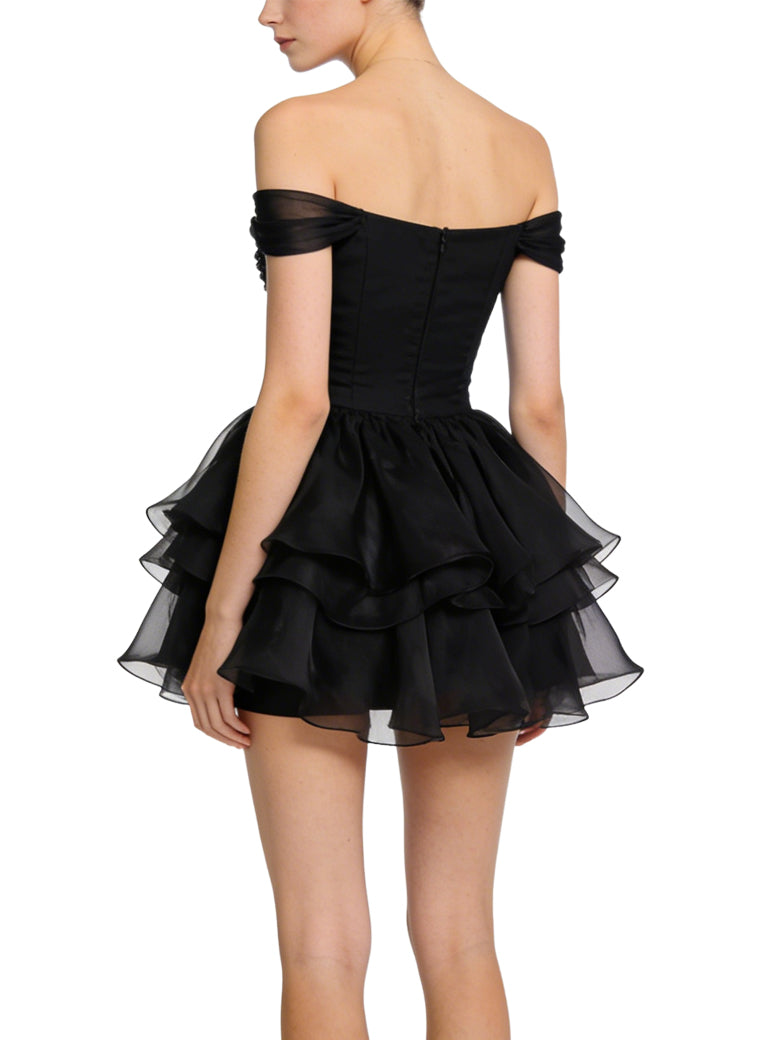 Strapless Elegant Banquet Evening Dress