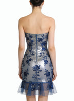 Elegant and Stylish Strapless Party Dress
