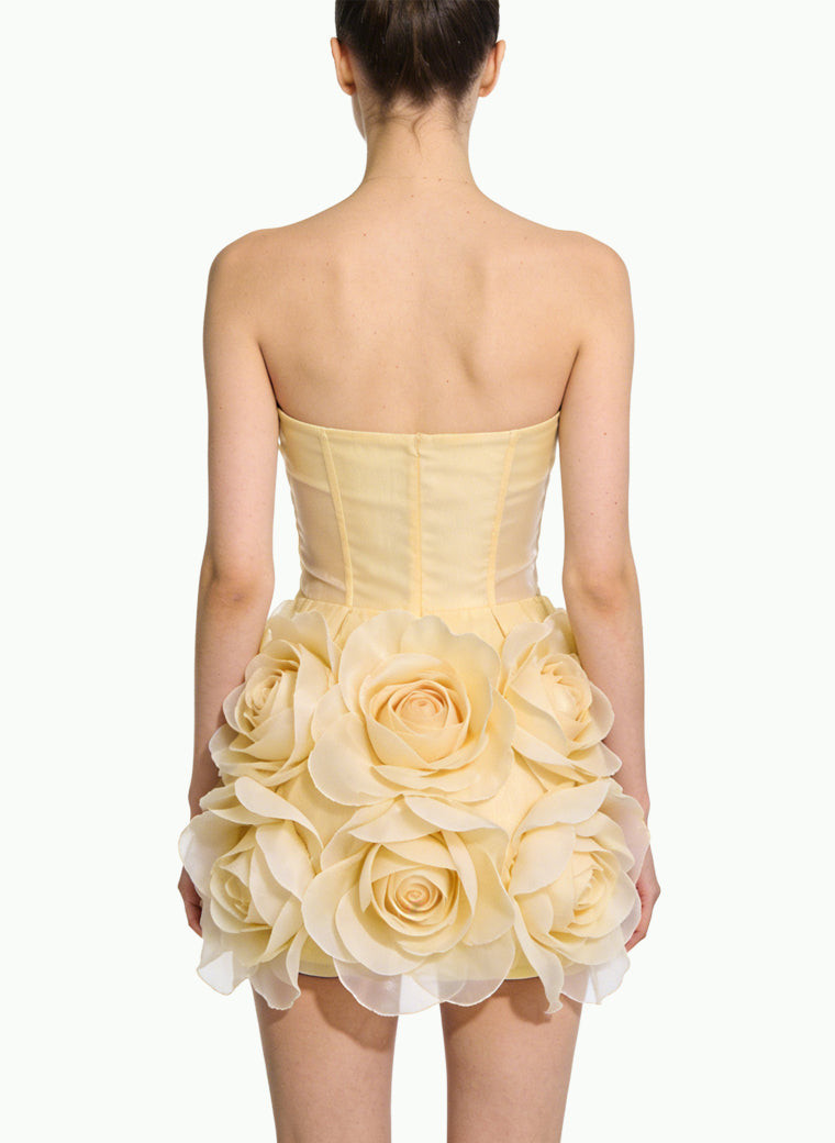 Romantic Strapless Mini-Dress Date Party Evening Dress