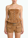Women's Cargo Soft Pocket High-waist Shorts
