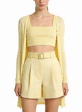 Women's Belted High-waist Tailored Shorts