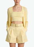 Women's Casual Belted Tailored Shorts