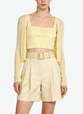 Women's Minimalist Belted Tailored Shorts