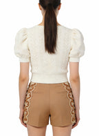 Women's Fashionable Embroidered Shorts