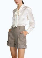 Women's Comfortable High-waist Tailored Shorts