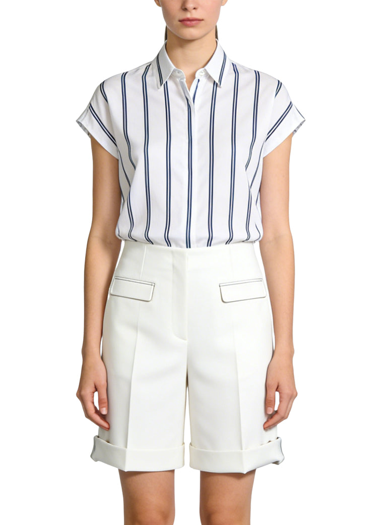 Women's Utility Pocket High-waist Shorts