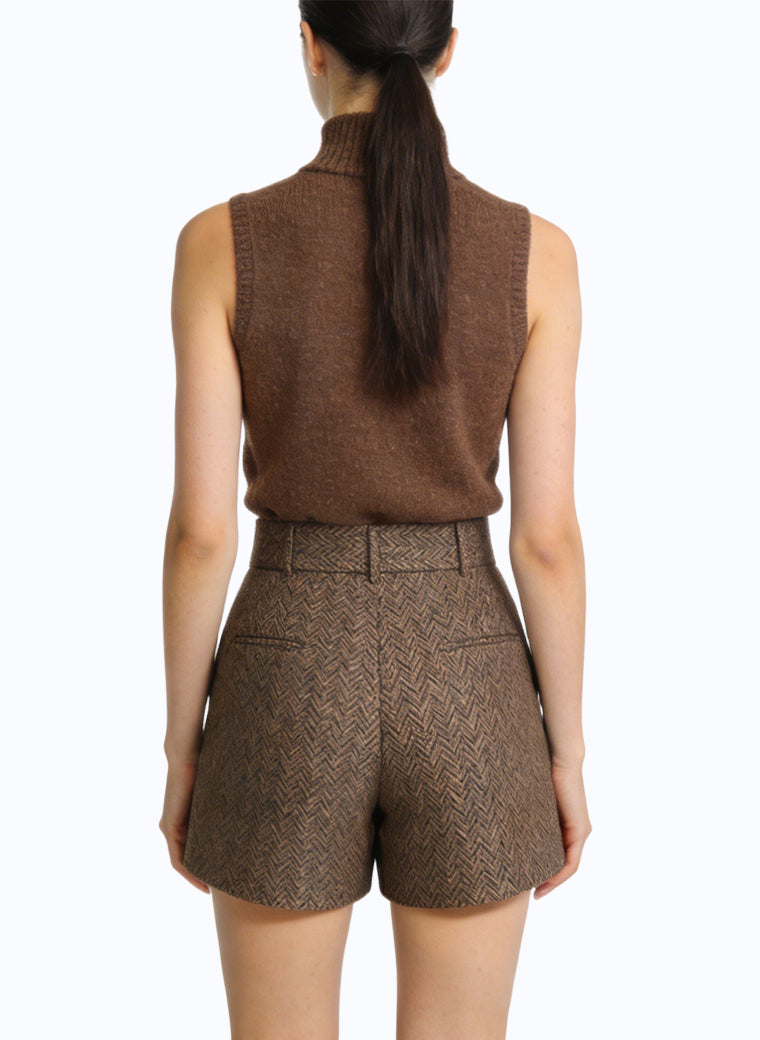 Women's Retro Elegant High-waist Shorts