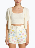 Women's Printed Pattern High-waist Casual Shorts