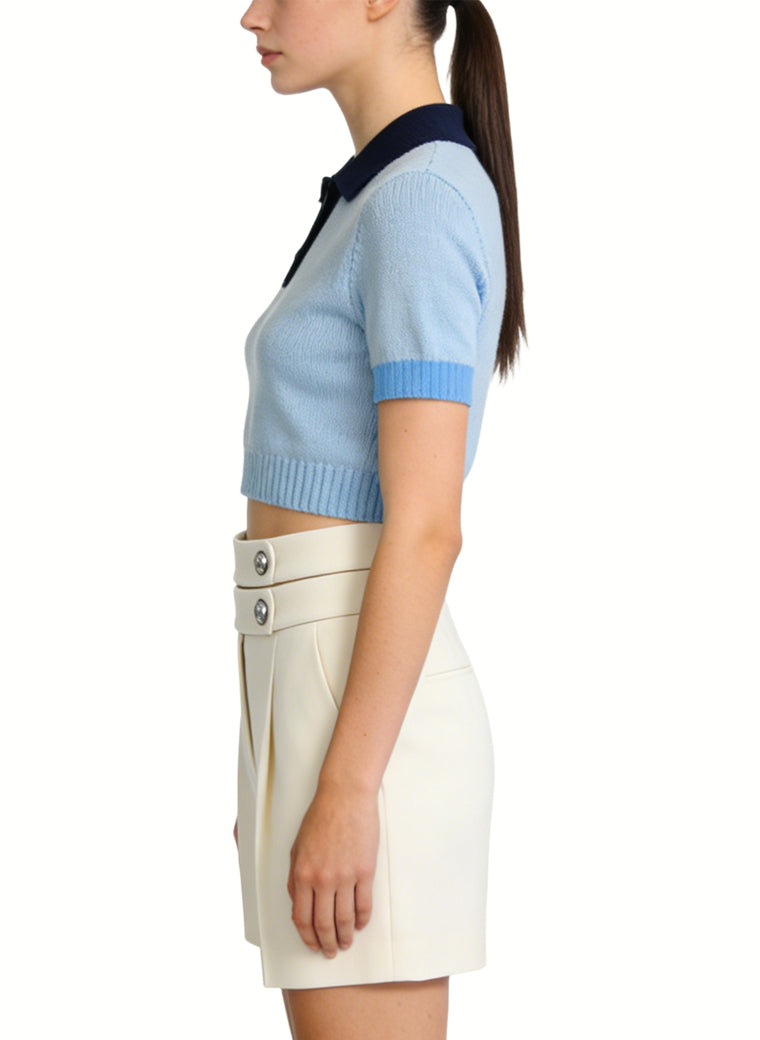 Women's High-waist Slim-fit Soft Tailored Shorts