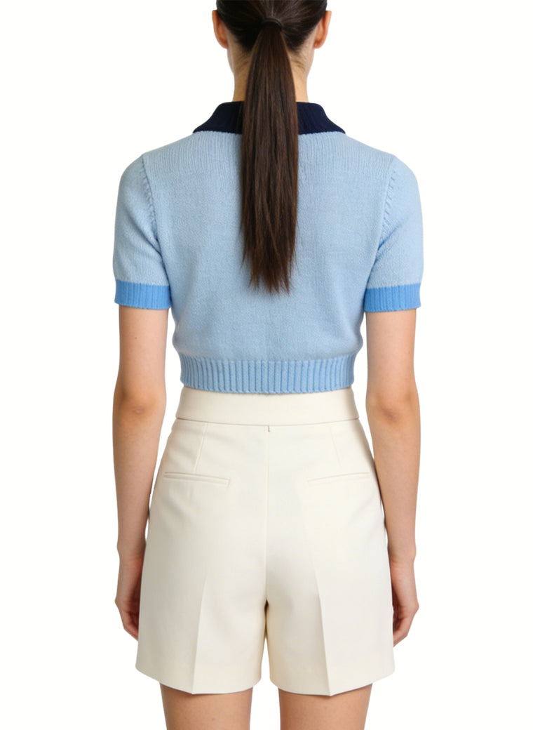 Women's High-waist Slim-fit Soft Tailored Shorts