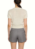 Women's High-waist Pleated Tailored Shorts