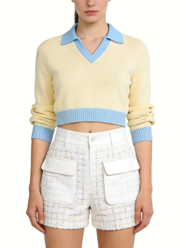 Women's Elegant Pocket High-waist Shorts