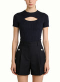Women's Slim-fit High-waist Tailored Shorts