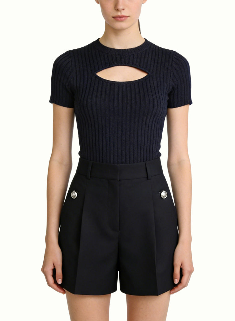 Women's Slim-fit High-waist Tailored Shorts