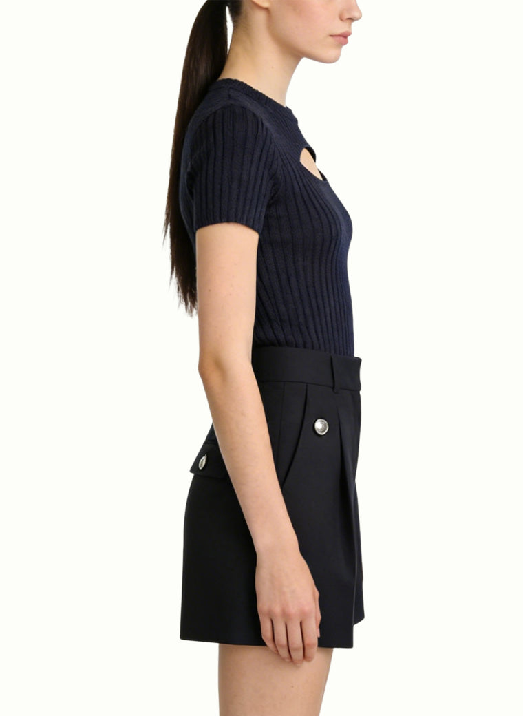 Women's Slim-fit High-waist Tailored Shorts