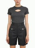 Women's Cargo Pocket Casual High-waist Shorts