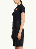Women's Cargo Pocket High-waist Tailored Shorts