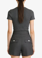 Women's Pocket High-waist Shorts