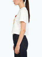 Women's Graphic-print Crew-neck Short Sleeve Top